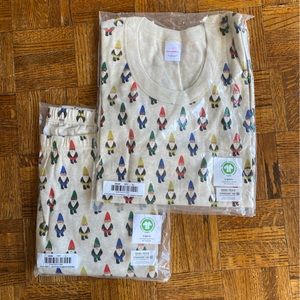 Hanna Anderson unisex pajamas bottoms and women’s top